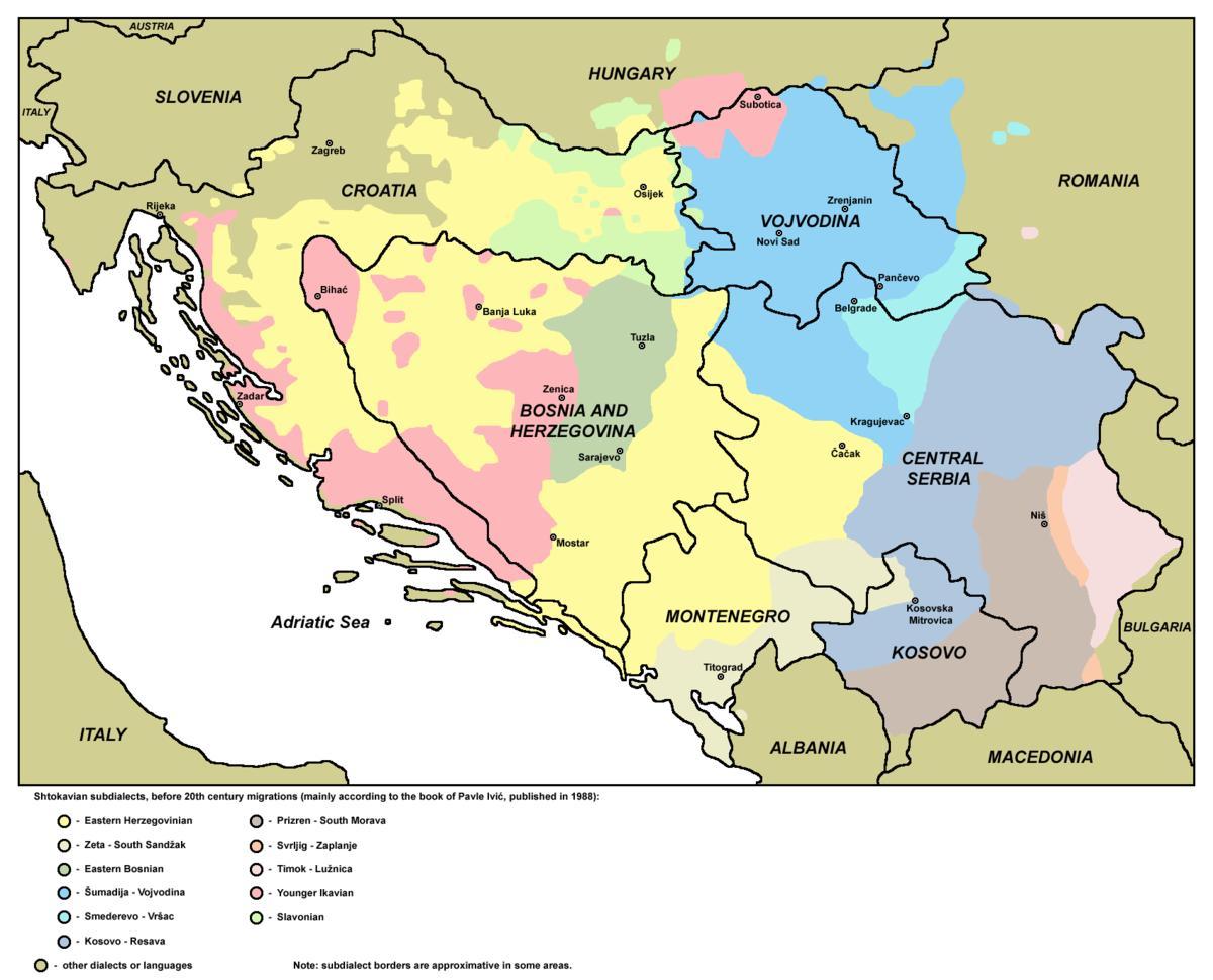 Карта ВАЦ Босни 