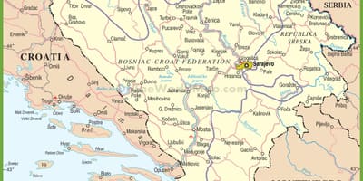 Карта Босне пута