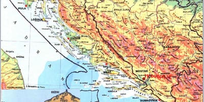 Карта међугорје, Босна и Херцеговина